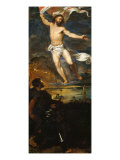 Averoldi Polyptych - detail (Christ Risen) Lámina giclée por Titian (Tiziano Vecelli)