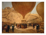 The Minister Gambetta on the Hot-Air Balloon October 7, 1870 Lámina giclée por Jules Didier The Minister Gambetta on the Hot-Air Balloon October 7, 1870 Lámina giclée por Jules Didier