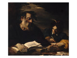 Homer Dictating His Poems Lámina giclée por Pier Francesco Mola Homer Dictating His Poems Lámina giclée por Pier Francesco Mola