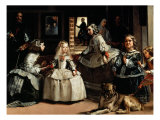 Las Meninas (The Maids of Honor) - detail, 1656 Giclee Print by Diego Velazquez