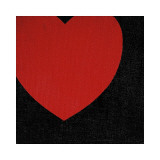 Heart, c.1979 (Red on Black) Giclee Print by Andy Warhol