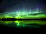 Aurora Near the Village of Clyde, Alberta, Canada Fotografie-Druck