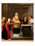 La présentation au Temple Reproduction procédé giclée par Bernardino Ferrari