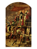 Auto-da-fe reproduction procédé giclée par Pedro Berruguete