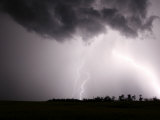 Lightning Storm in Alberta, Canada Photographic Print