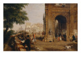 View of the Quai Conti, 1846 Giclee Print by William Parrott