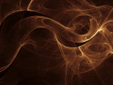 Abstract Gold Illustration Photographic Print