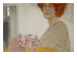 Roses reproduction procédé giclée par Fernand Khnopff