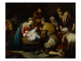 Adoration of the Shepherds Giclee Print by Bartolome Esteban Murillo