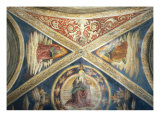 Ceiling of the Cappella Ponziani with Christ Redeemer Giclee Print by Bernardino di Betto Pinturicchio