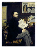 Portrait of Emile Zola Giclee Print by Édouard Manet