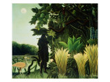 La encantadora de serpientes Lámina giclée por Henri Rousseau