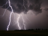 Lightning Storm in Alberta, Canada Photographic Print Lightning Storm in Alberta, Canada Photographic Print