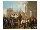 The Prostitutes Brought to La Salpetriere Giclee Print by Etienne Jeaurat