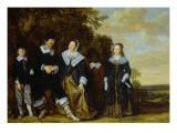 Grupo familiar Lámina giclée por Frans Hals Grupo familiar Lámina giclée por Frans Hals