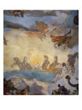 The Course of the Chariot of the Sun - detail (chariot of the sun) Giclee Print by Giambattista Tiepolo