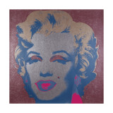 Marilyn, c.1967 (Silver) Giclée-tryk af Andy Warhol