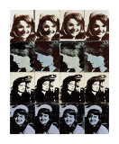 Sixteen Jackies, c.1964 Gicléedruk van Andy Warhol Sixteen Jackies, c.1964 Gicléedruk van Andy Warhol