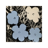 Flowers, c.1965 (Blue, Ivory) Wydruk giclee autor Andy Warhol Flowers, c.1965 (Blue, Ivory) Wydruk giclee autor Andy Warhol