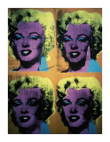Four Marilyns, c.1962 Impressão giclée por Andy Warhol Four Marilyns, c.1962 Impressão giclée por Andy Warhol
