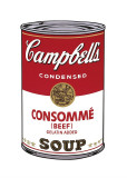 Campbell's Soup I: Consomme, c.1968 Lámina giclée por Andy Warhol