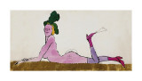 Reclining Female, c.1955 Lámina giclée por Andy Warhol