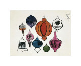 Tree Decorations, c.1956 reproduction procédé giclée par Andy Warhol