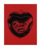 Heart, c.1984 (I Love You) Reproduction procédé giclée par Andy Warhol