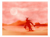 Native American Sun Dancer Lámina giclée por Images Monsoon