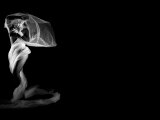 Woman with Veil in Motion Photographic Print by Antonino Barbagallo