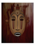 Ceremonial Mask Giclee Print by Rich LaPenna