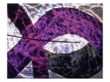 Abstract Image in Purple and White Giclée-tryk af Images Monsoon