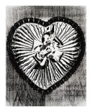 Heart with Bow, c.1983 Impressão giclée por Andy Warhol Heart with Bow, c.1983 Impressão giclée por Andy Warhol