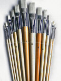 Set of Artist Paintbrushes Fan Out Lámina fotográfica por Images Monsoon Set of Artist Paintbrushes Fan Out Lámina fotográfica por Images Monsoon