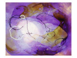 Abstract Image in Purple and White Giclée-Druck von Daniel Root