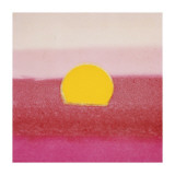 Sunset, c.1972 (hot pink, pink, yellow) Premium Giclee-trykk av Andy Warhol Sunset, c.1972 (hot pink, pink, yellow) Premium Giclee-trykk av Andy Warhol