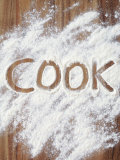 Word Cook in Flour Photographie par Neil Overy