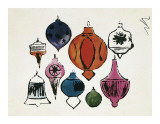 Tree Decorations, c.1956 Impressão giclée por Andy Warhol