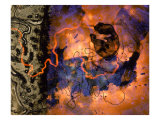 Abstract Image in Red, Blue, and Green Lámina giclée por Images Monsoon Abstract Image in Red, Blue, and Green Lámina giclée por Images Monsoon