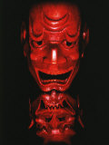 Red Devil Mask, Reflected Photographic Print by Images Monsoon