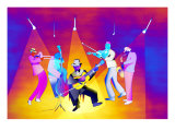 Iridescent Ragtime Band Giclee Print by Images Monsoon