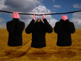 See No Evil, Speak No Evil, Hear No Evil in a Surrealist Theme Photographic Print by Abdul Kadir Audah