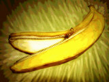 Banana with Zippered Skin Photographic Print by Emiko Aumann