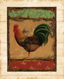 Rooster Portraits IV Poster by Daphne Brissonnet