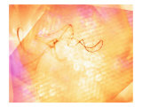 Abstract Image in Yellow and Red Lámina giclée por Images Monsoon Abstract Image in Yellow and Red Lámina giclée por Images Monsoon