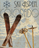 Ski Destinations II Prints