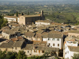 View of the Tuscan Landscape from the Torre Del Mangia in Siena Photographie par Annie Griffiths Belt