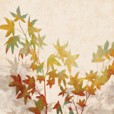 Turning Leaves I Print by Erin Lange