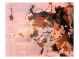 Abstract Image in Pink and Brown Lámina giclée por Images Monsoon