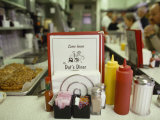 Customers Sit at the Counter at This Traditional American Diner Photographic Print by Eightfish 